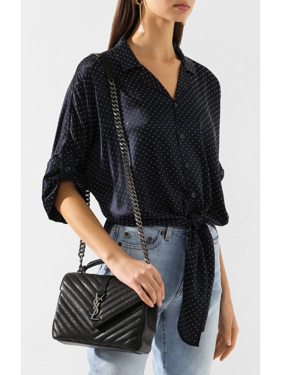 Сумка Monogram College medium Saint Laurent